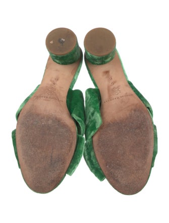 Loeffler Randall Velvet Slides