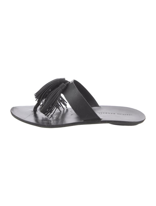 Loeffler Randall Leather Tassel Accents Slides