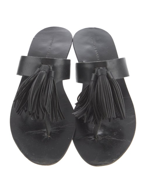 Loeffler Randall Leather Tassel Accents Slides