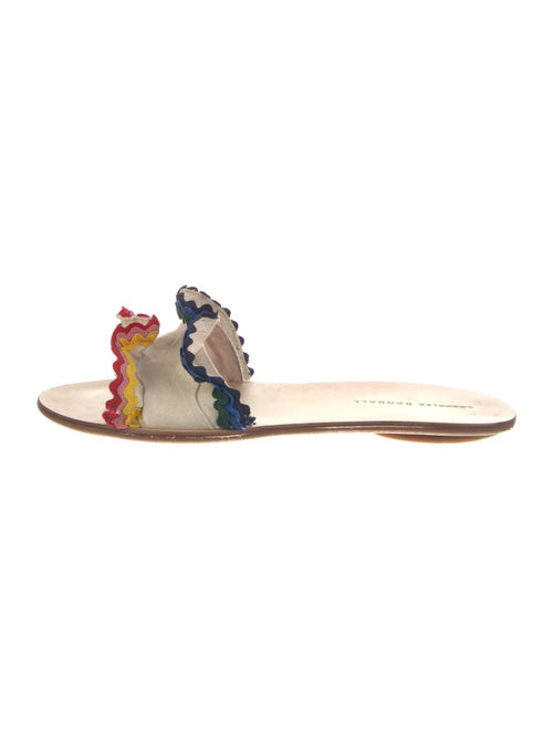 Loeffler Randall Canvas Colorblock Pattern Slides