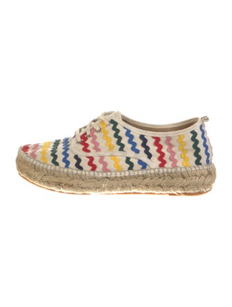 Loeffler Randall Canvas Printed Espadrille Sneakers