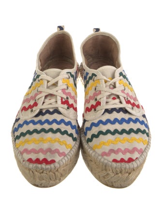 Loeffler Randall Canvas Printed Espadrille Sneakers