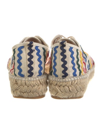 Loeffler Randall Canvas Printed Espadrille Sneakers