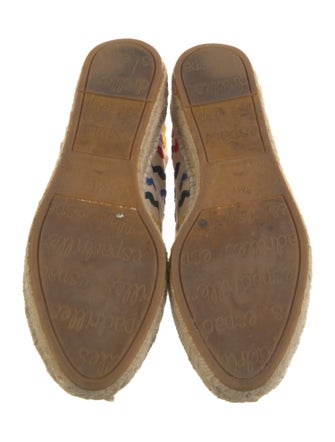 Loeffler Randall Canvas Printed Espadrille Sneakers