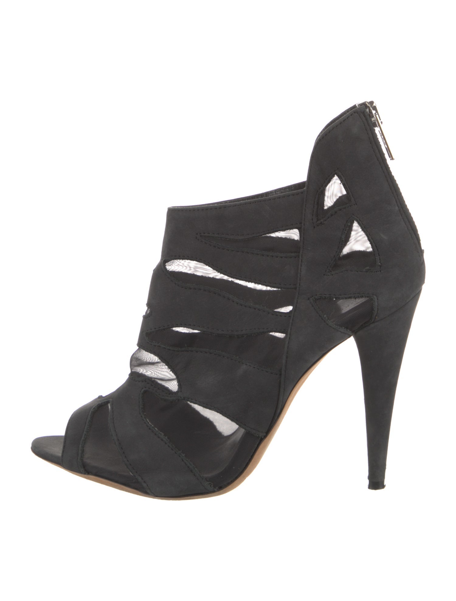 Loeffler Randall Suede Mesh Accents Pumps