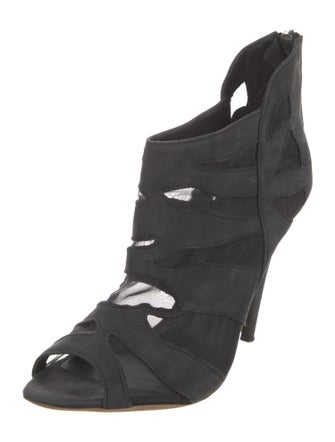 Loeffler Randall Suede Mesh Accents Pumps