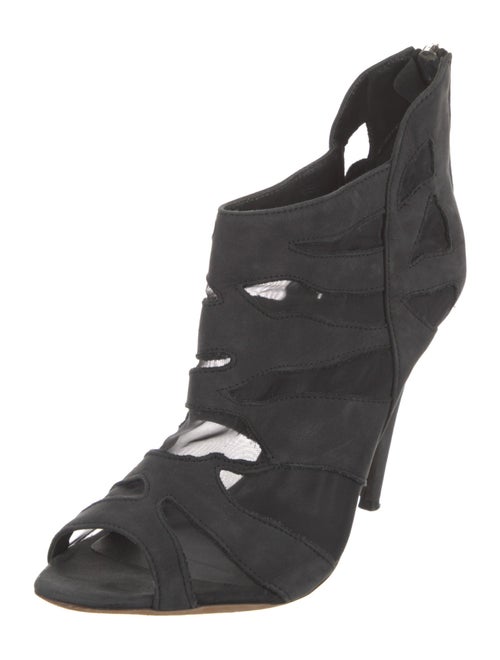 Loeffler Randall Suede Mesh Accents Pumps