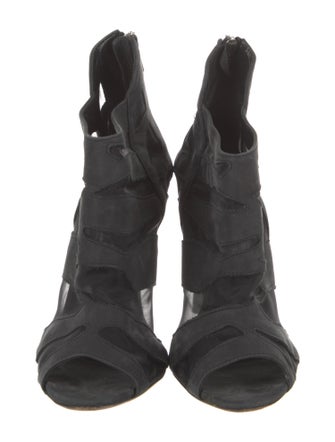 Loeffler Randall Suede Mesh Accents Pumps