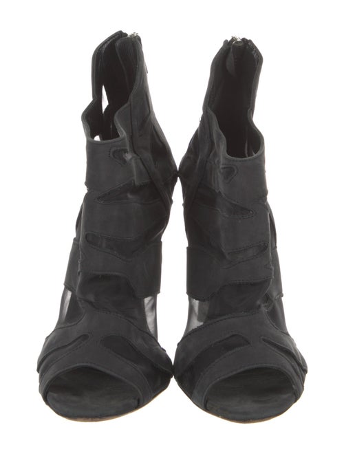 Loeffler Randall Suede Mesh Accents Pumps