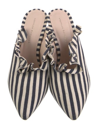 Loeffler Randall Canvas Printed Mules