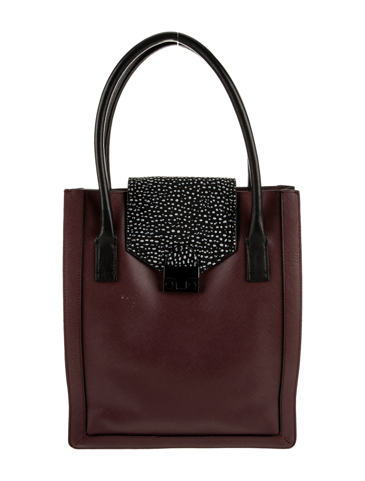 Loeffler Randall Leather Top Handle Bag