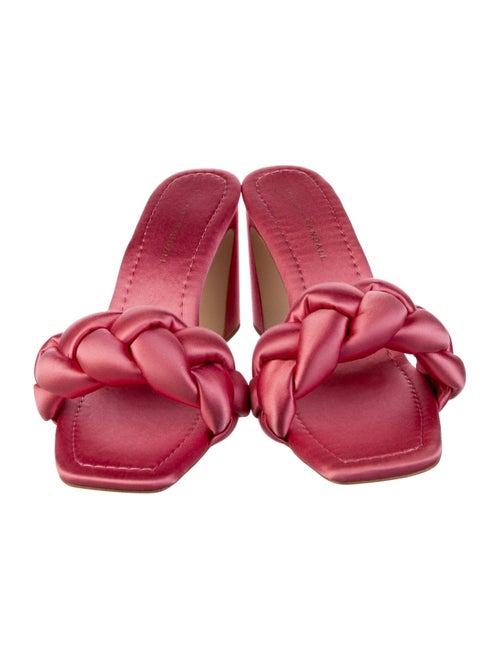 Loeffler Randall Satin Braided Accents Slides