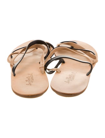 Loeffler Randall Leather Slides