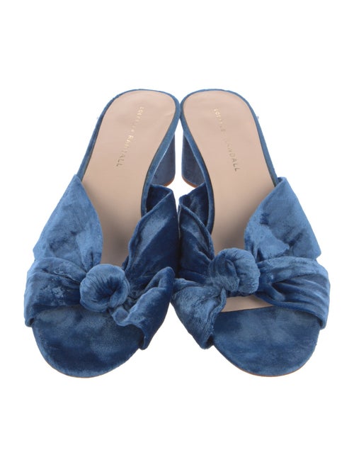 Loeffler Randall Velvet Slides