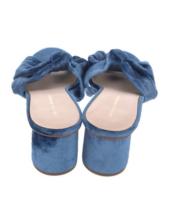 Loeffler Randall Velvet Slides