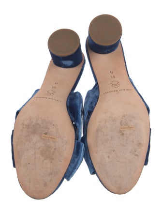 Loeffler Randall Velvet Slides