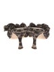 Loeffler Randall Animal Print Bow Accents Slides
