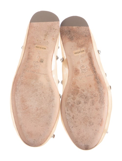 Loeffler Randall Mesh Bow Accents Ballet Flats