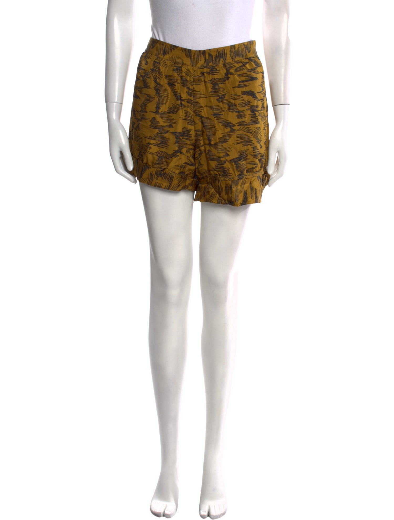 Loeffler Randall Silk Mini Shorts