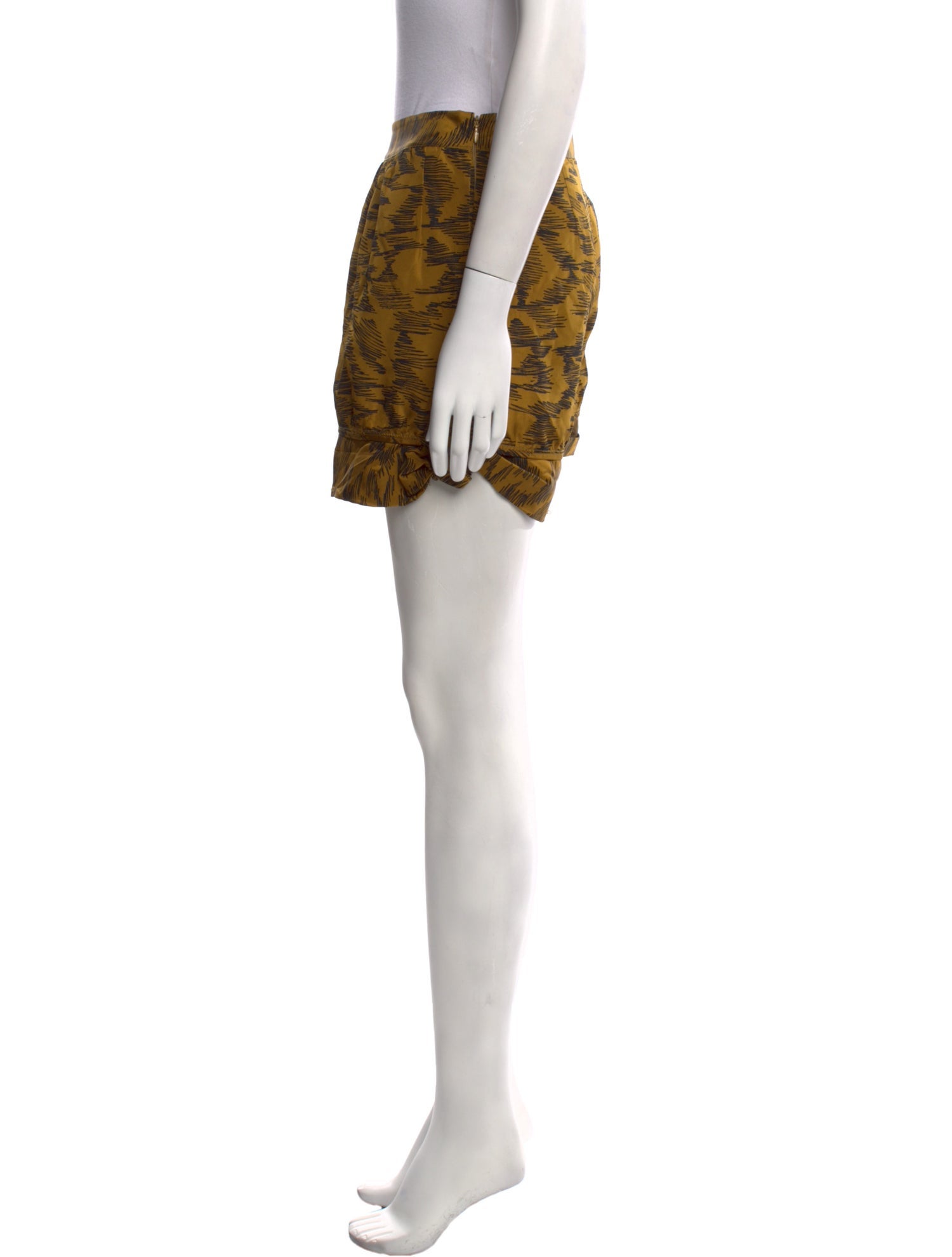 Loeffler Randall Silk Mini Shorts