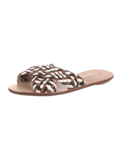 Loeffler Randall Leather Printed Slides