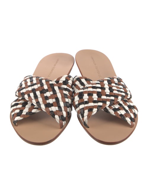Loeffler Randall Leather Printed Slides