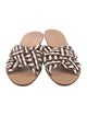 Loeffler Randall Leather Printed Slides