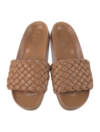 Loeffler Randall Leather Slides