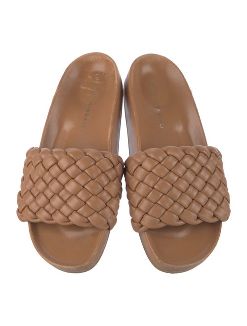 Loeffler Randall Leather Slides