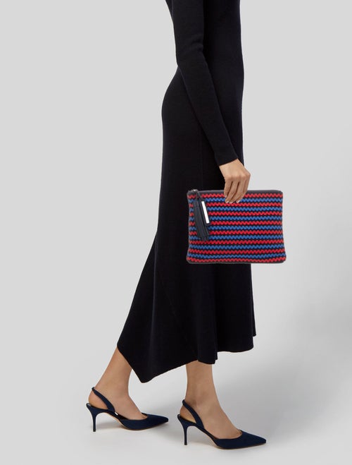 Loeffler Randall Suede Clutch