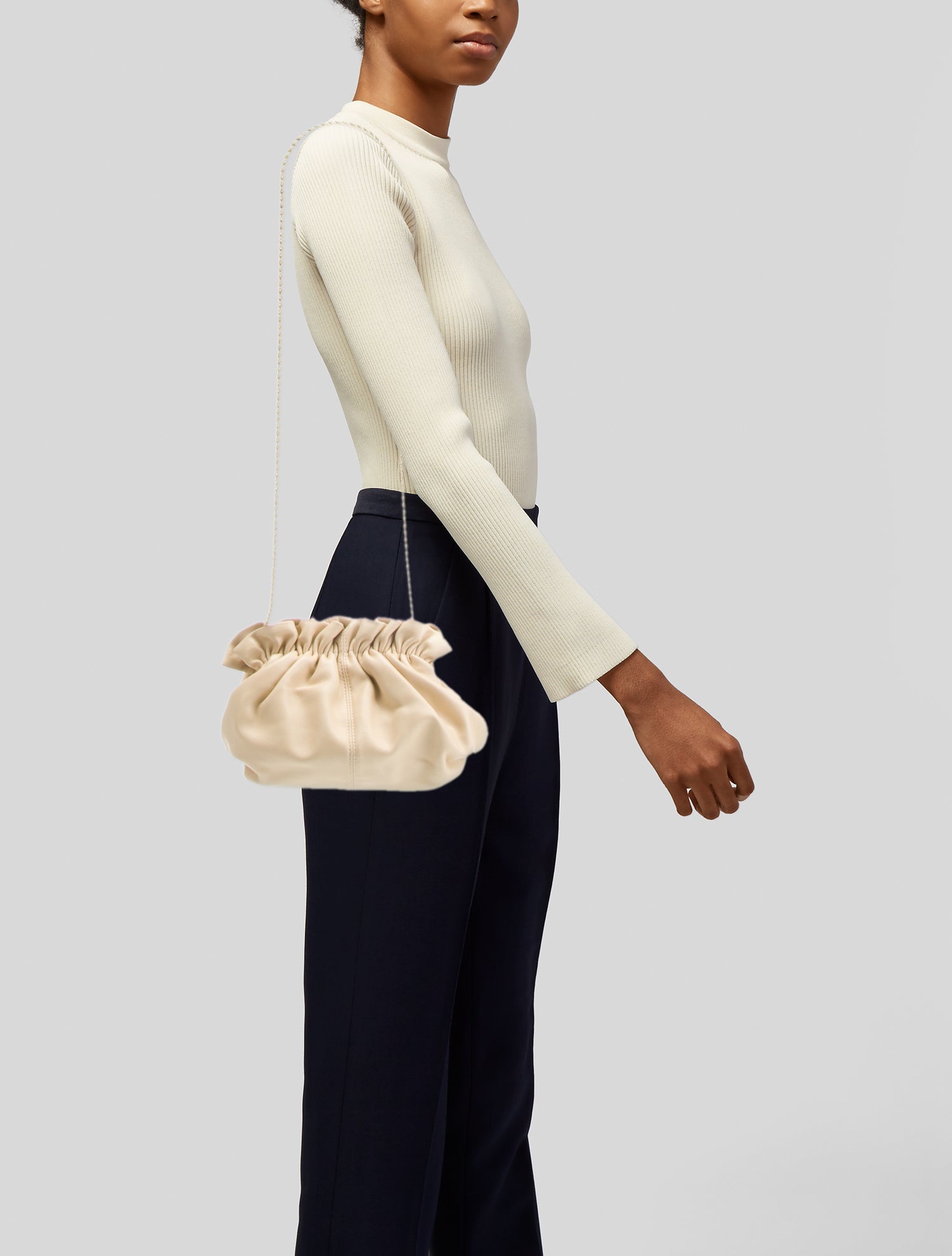 Loeffler Randall Leather Clutch