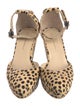 Loeffler Randall Ponyhair Animal Print D'Orsay Pumps