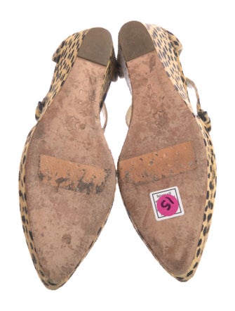 Loeffler Randall Ponyhair Animal Print D'Orsay Pumps