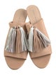 Loeffler Randall Leather Colorblock Pattern Slides