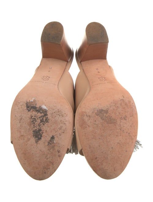 Loeffler Randall Leather Colorblock Pattern Slides