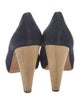 Loeffler Randall Suede Leather Trim Embellishment Pumps
