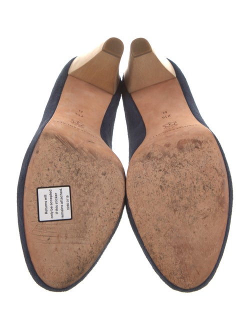 Loeffler Randall Suede Leather Trim Embellishment Pumps