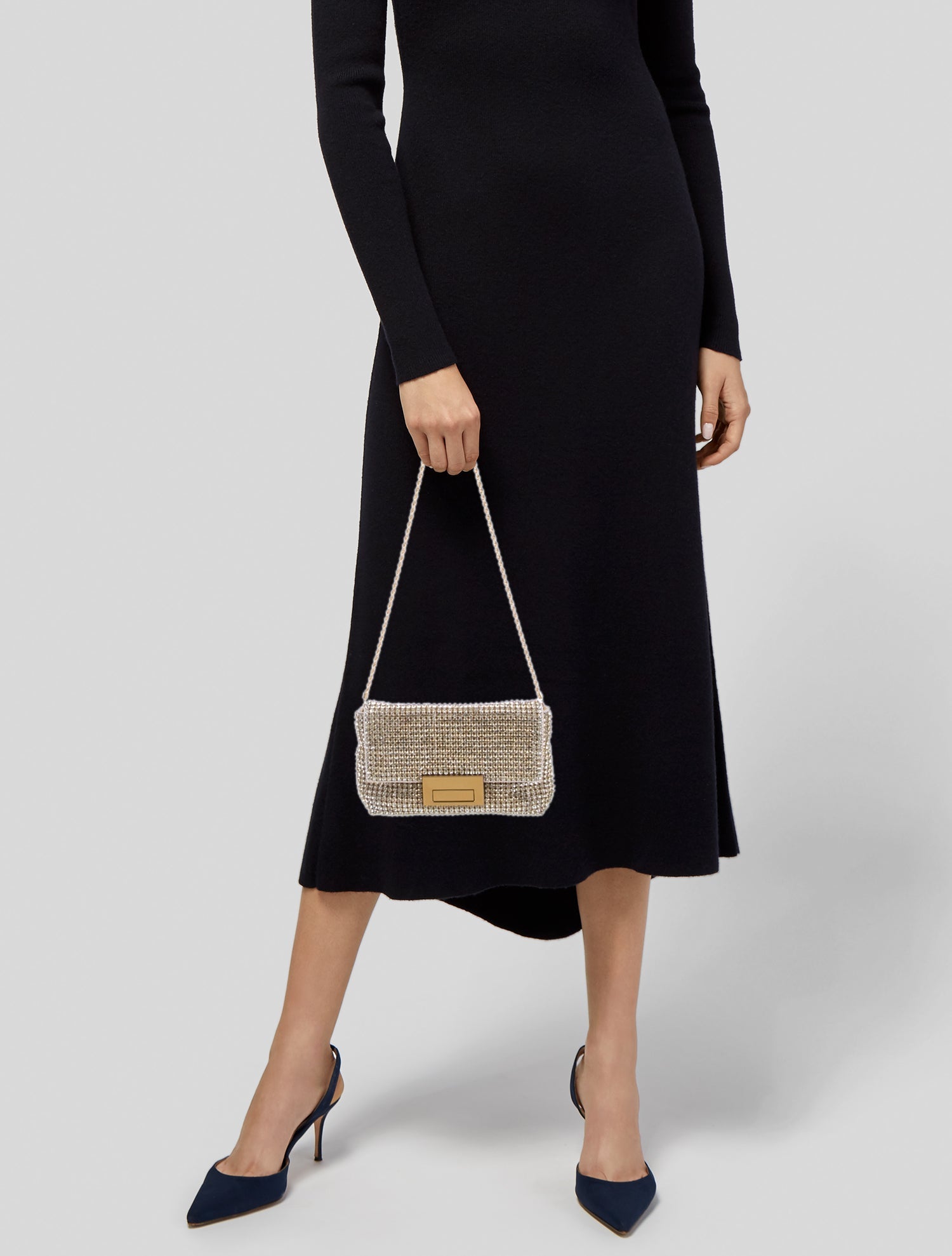 Loeffler Randall Crystal Shoulder Bag