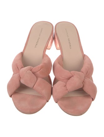 Loeffler Randall Suede Slides