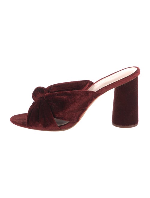 Loeffler Randall Velvet Slides