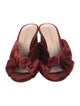 Loeffler Randall Velvet Slides