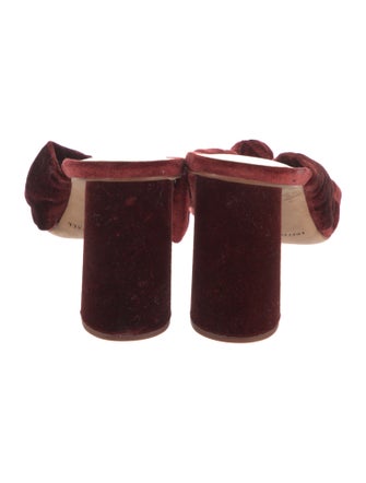 Loeffler Randall Velvet Slides