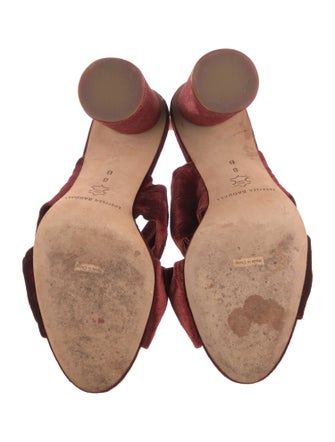 Loeffler Randall Velvet Slides