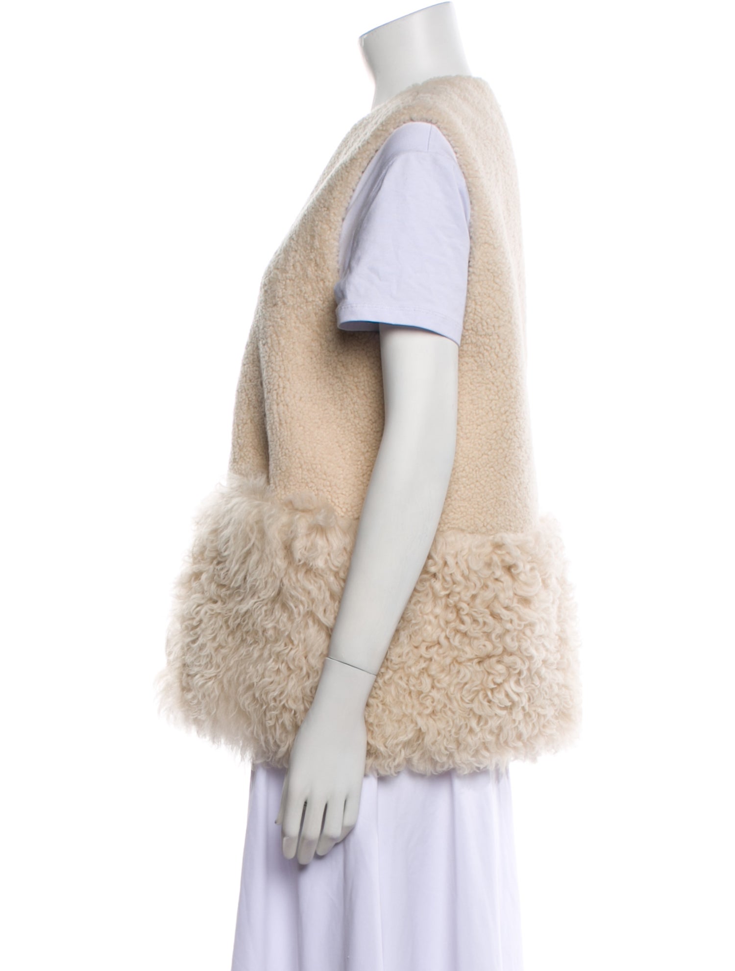 Loeffler Randall Shearling Fur Jacket