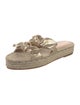 Loeffler Randall Jute Bow Accents Espadrilles