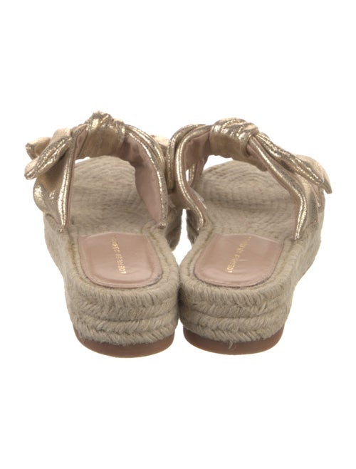 Loeffler Randall Jute Bow Accents Espadrilles