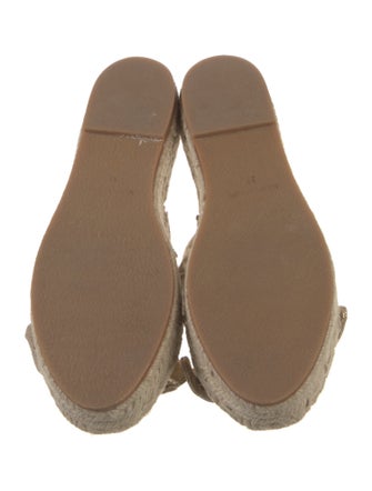 Loeffler Randall Jute Bow Accents Espadrilles