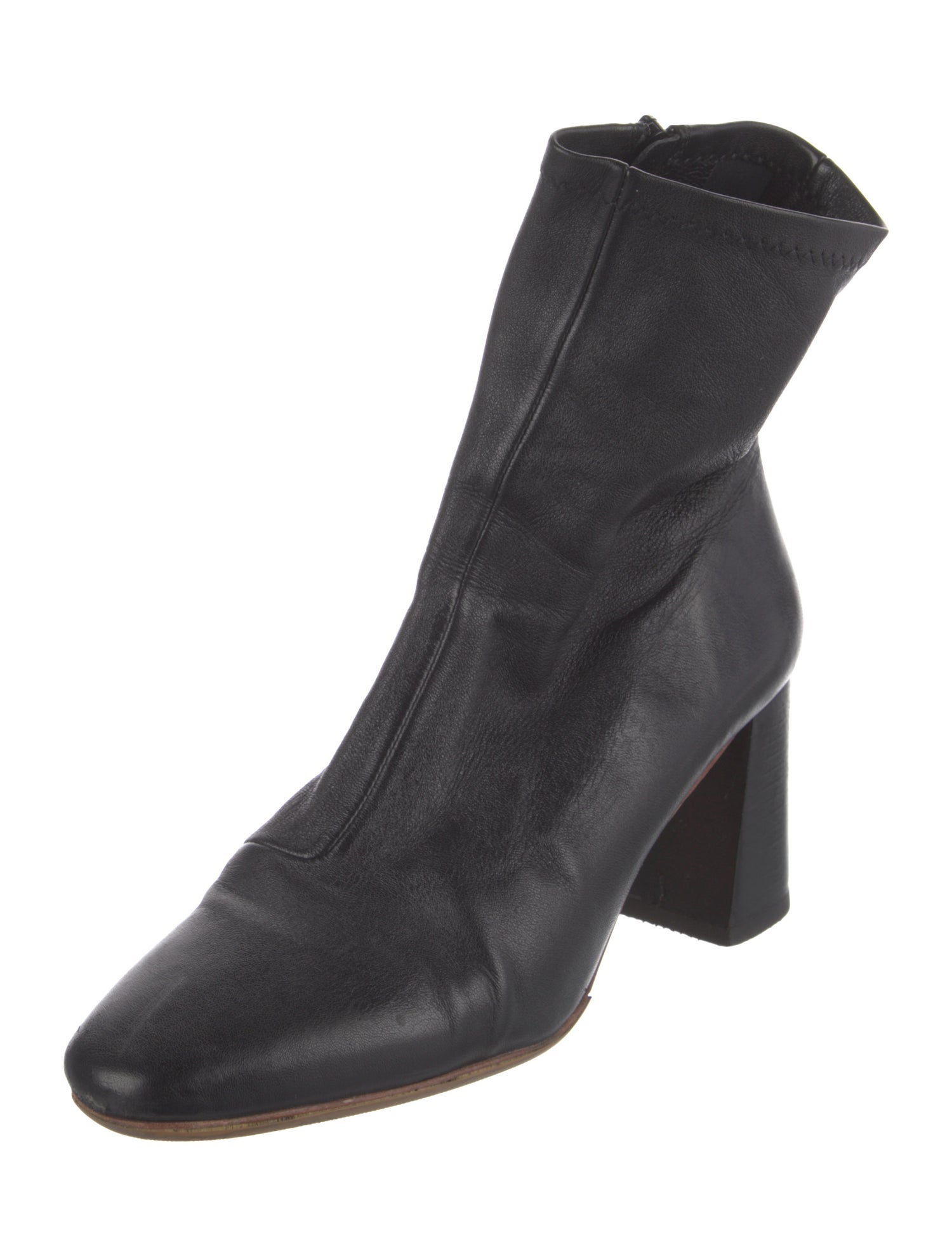 Loeffler Randall Leather Sock Boots