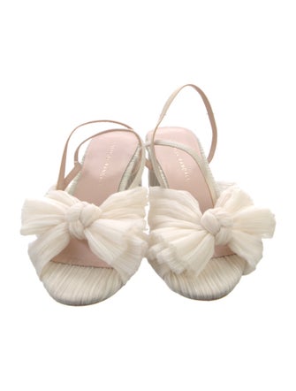 Loeffler Randall Bow Accents Slingback Sandals