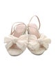 Loeffler Randall Bow Accents Slingback Sandals